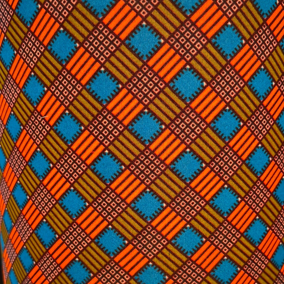 AnnAbatjour - Abat-Jour en Imprimé Wax - Diamètre 25cm (hauteur 25cm) - modèle 2 - Image 2