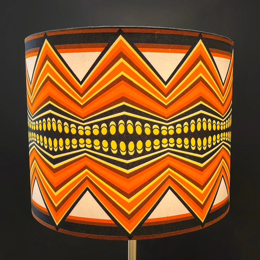 AnnAbatjour - Abat-Jour en Imprimé Wax - Diamètre 40cm (hauteur 32cm) - modèle 1