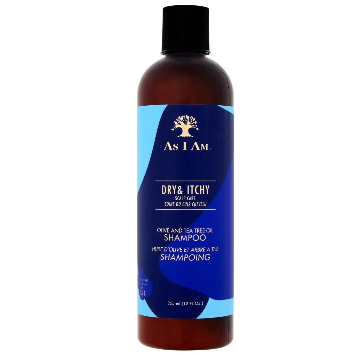 As I am - Dry & Itchy - Olive & Tea Tree Shampoo (anti-pelliculaire)