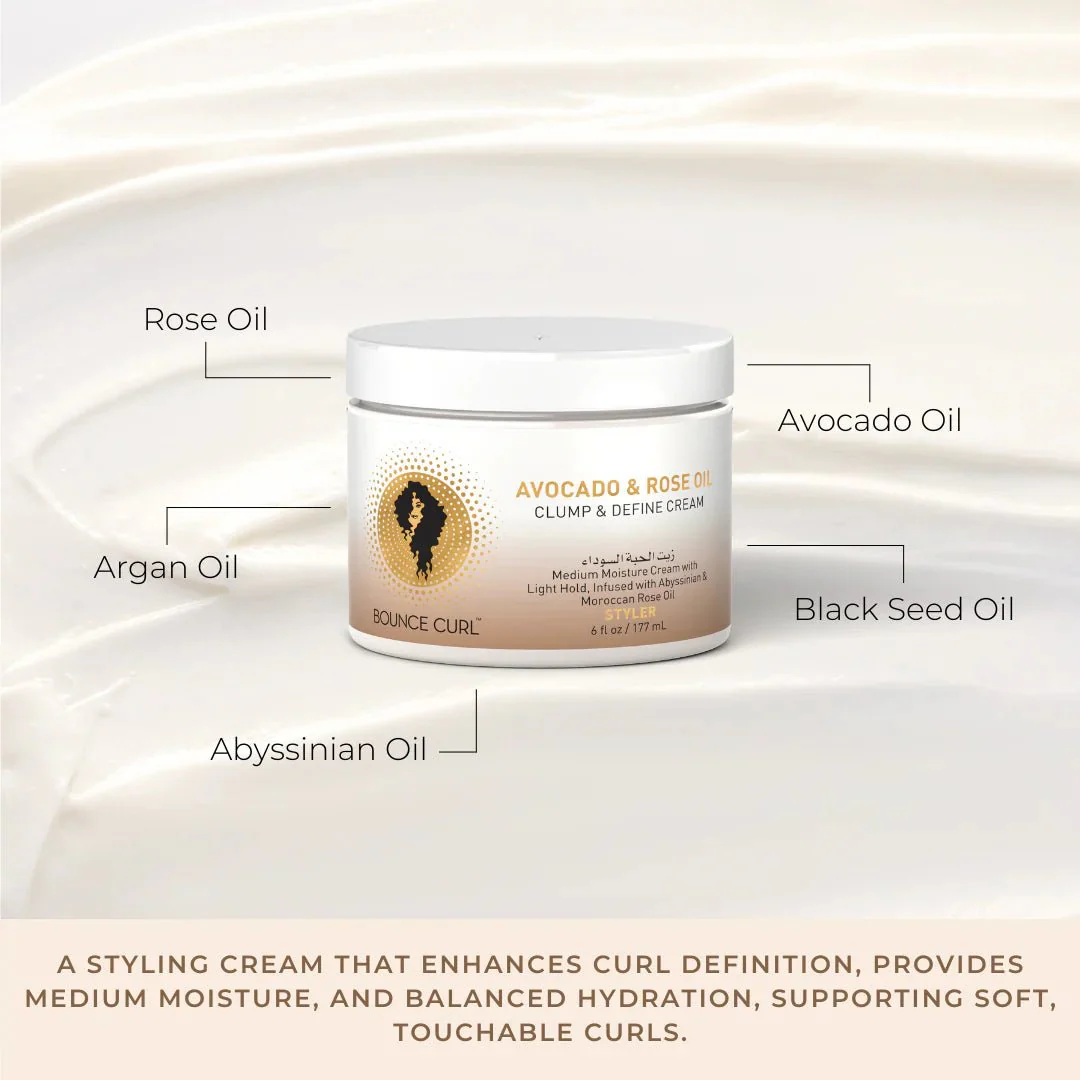 Bounce Curl • Avocado & Rose Oil Clump & Define Cream - Image 3