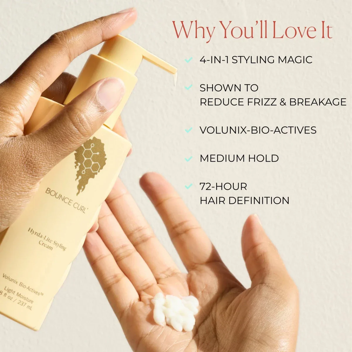 Bounce Curl • Hydra-Lite Styling Cream (crème coiffante) - Image 3