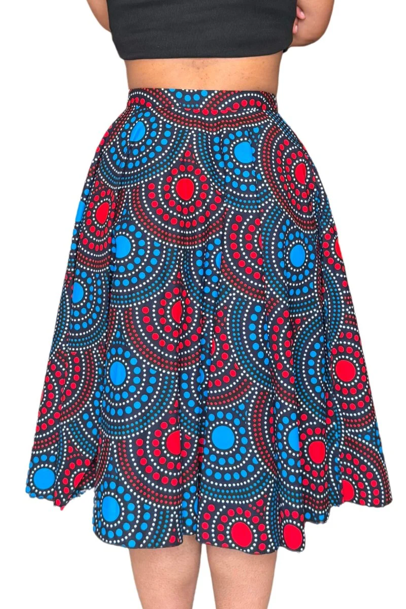 Colorful Black - Jupe midi Wax - Cosmic Dance - Image 3
