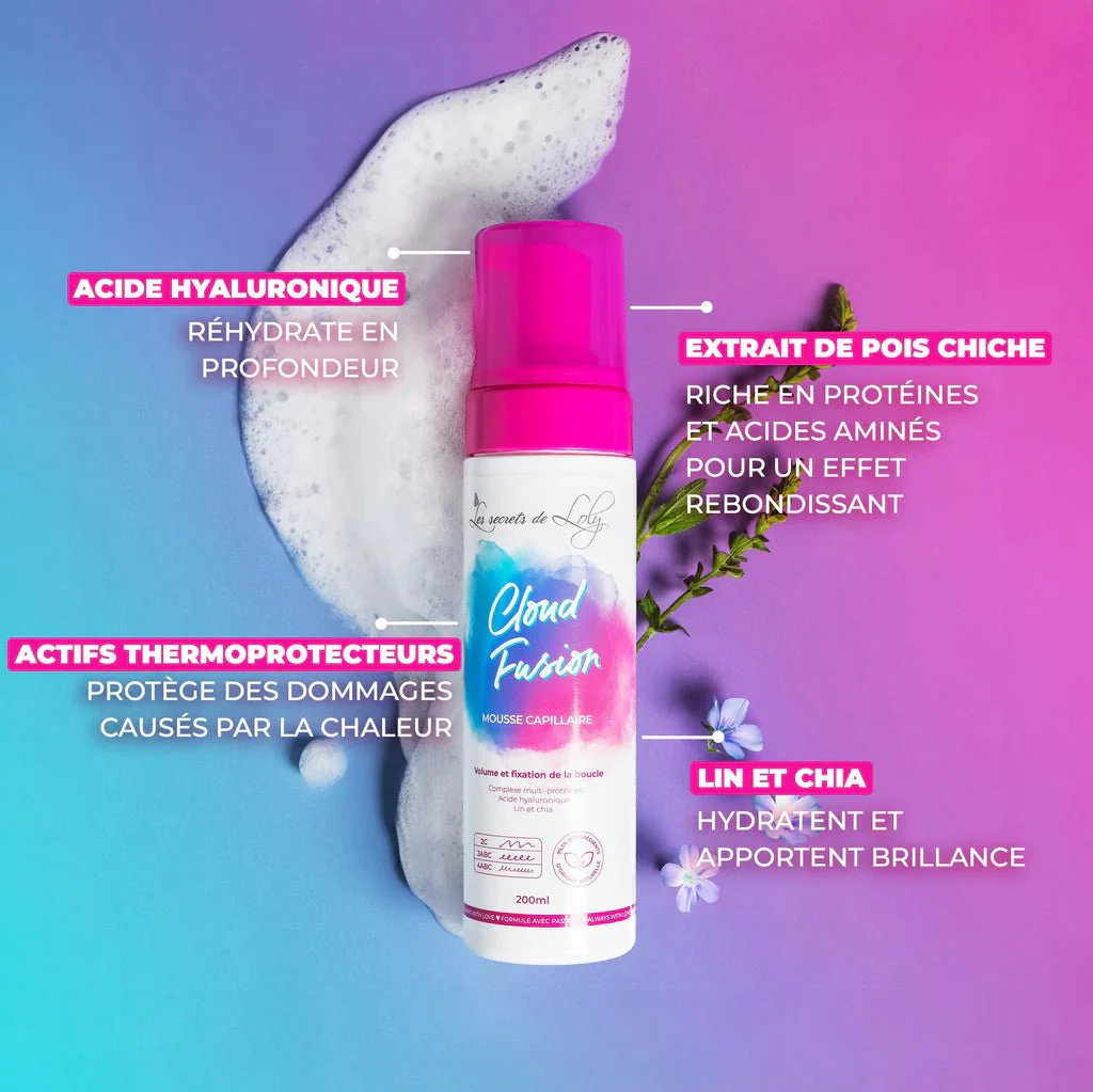 Les Secrets de Loly - Cloud Fusion (mousse coiffante) - Image 4