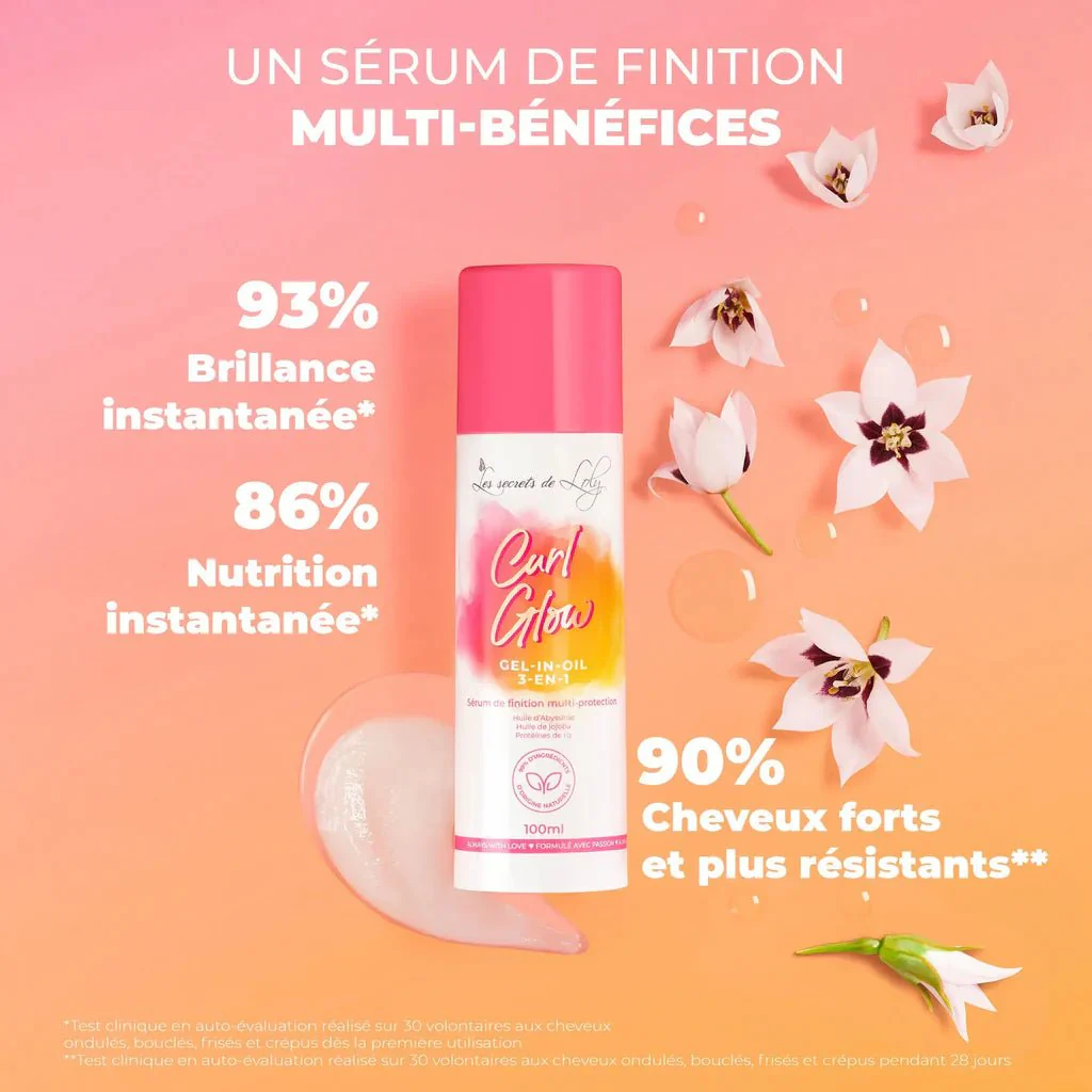 Les Secrets de Loly - Curl Glow (protecteur thermique / sérum de finition) - Image 3