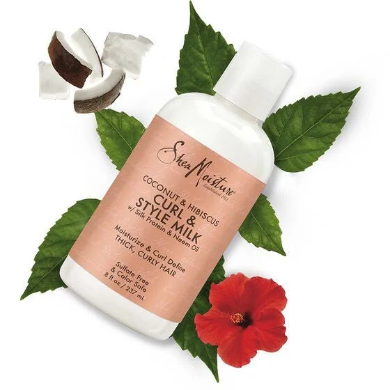 Shea Moisture - Coconut Hibiscus Curl & Style Milk (Lait quotidien) - Image 3