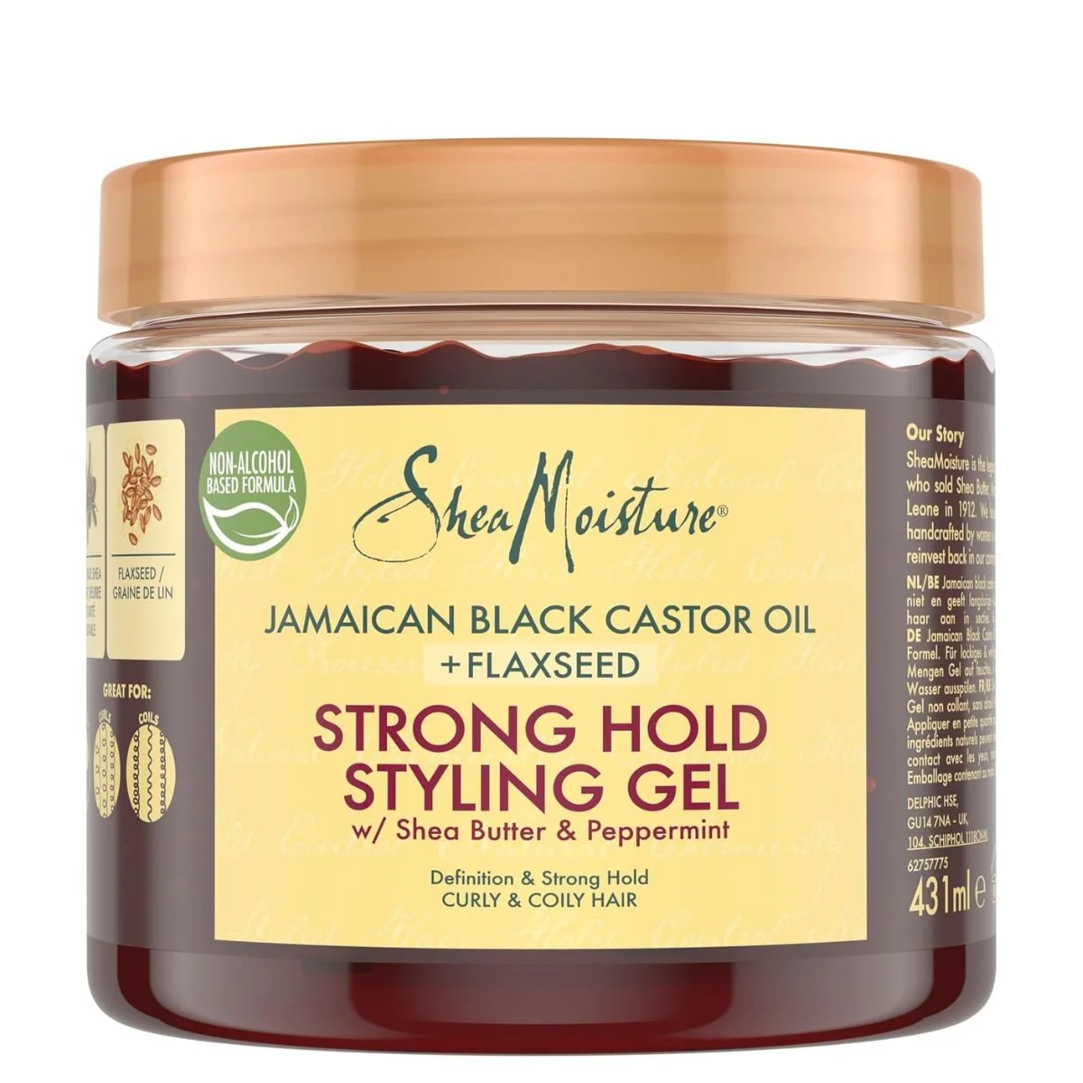 Shea Moisture • Jamaican Black Castor Oil Strong Hold Styling Gel